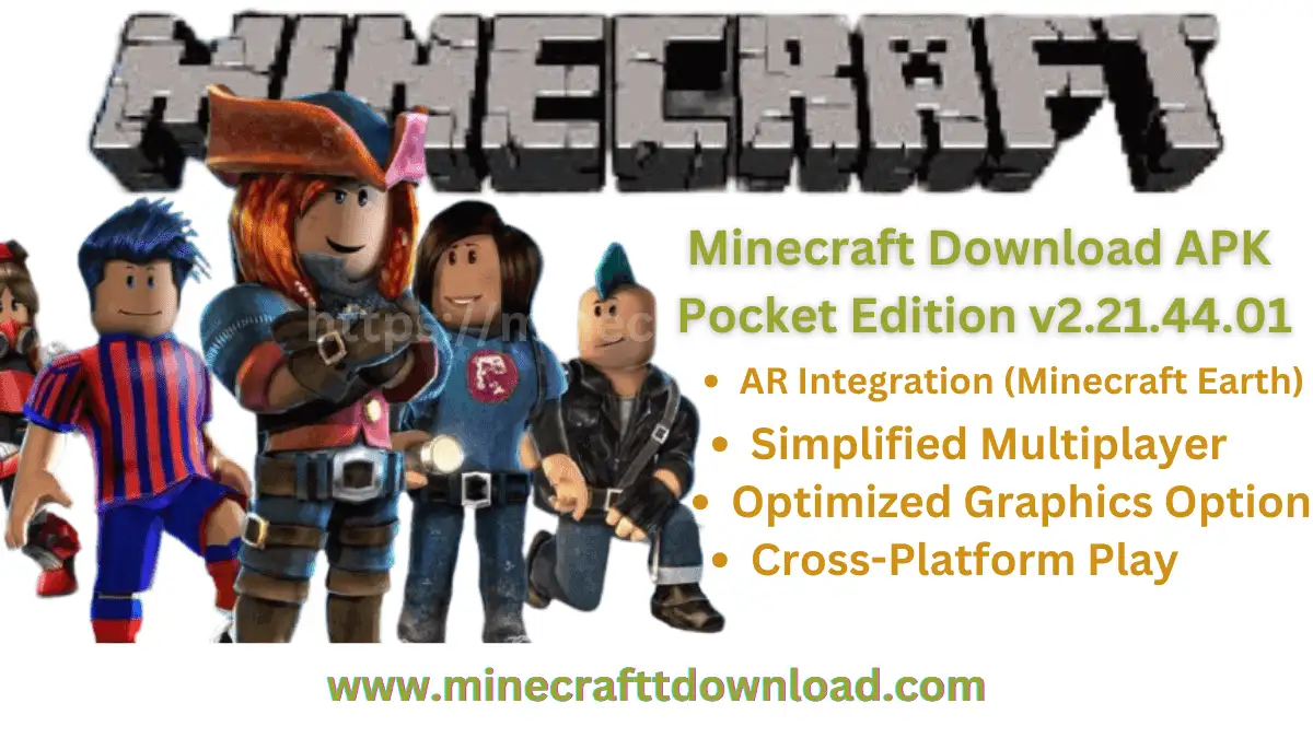 - Minecraft apk download pocket edition